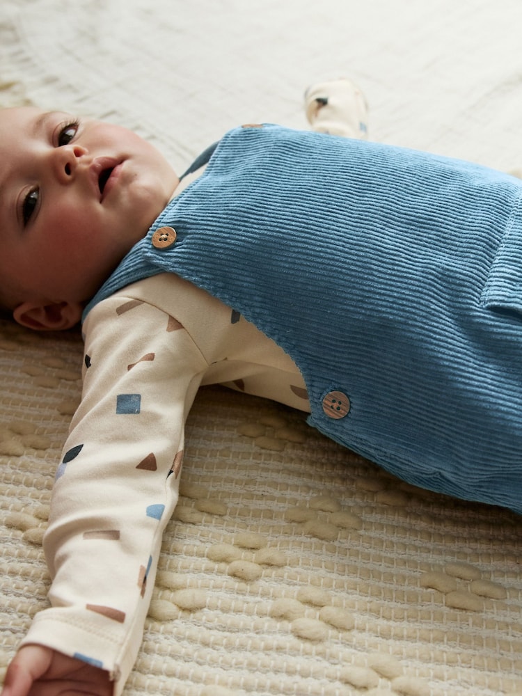 Salopette e body in cotone - Petit Bateau - Bambina
