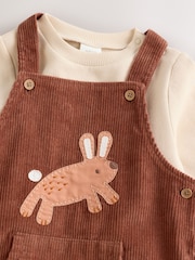 Brown Woodland Cord Dungarees and Bodysuit Baby Set (0mths-2yrs) - Image 10 of 14