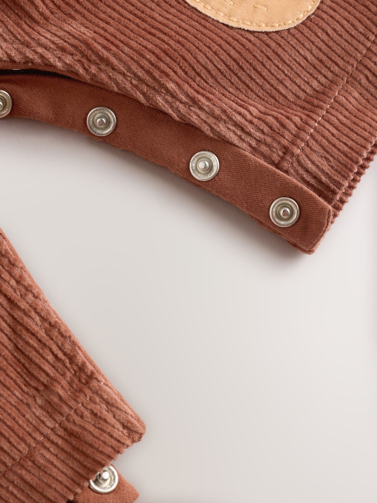 Brown Woodland Cord Dungarees and Bodysuit Baby Set (0mths-2yrs) - Image 14 of 14 Brown Woodland Cord Dungarees and Bodysuit Baby Set (0mths-2yrs) - Image 14 of 14