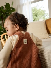 Brown Woodland Cord Dungarees and Bodysuit Baby Set (0mths-2yrs) - Image 4 of 14
