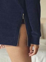 B by Ted Baker Cord Velour Longline Sweatshirt - Image 5 of 9