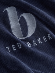 B by Ted Baker Cord Velour Longline Sweatshirt - Image 7 of 9