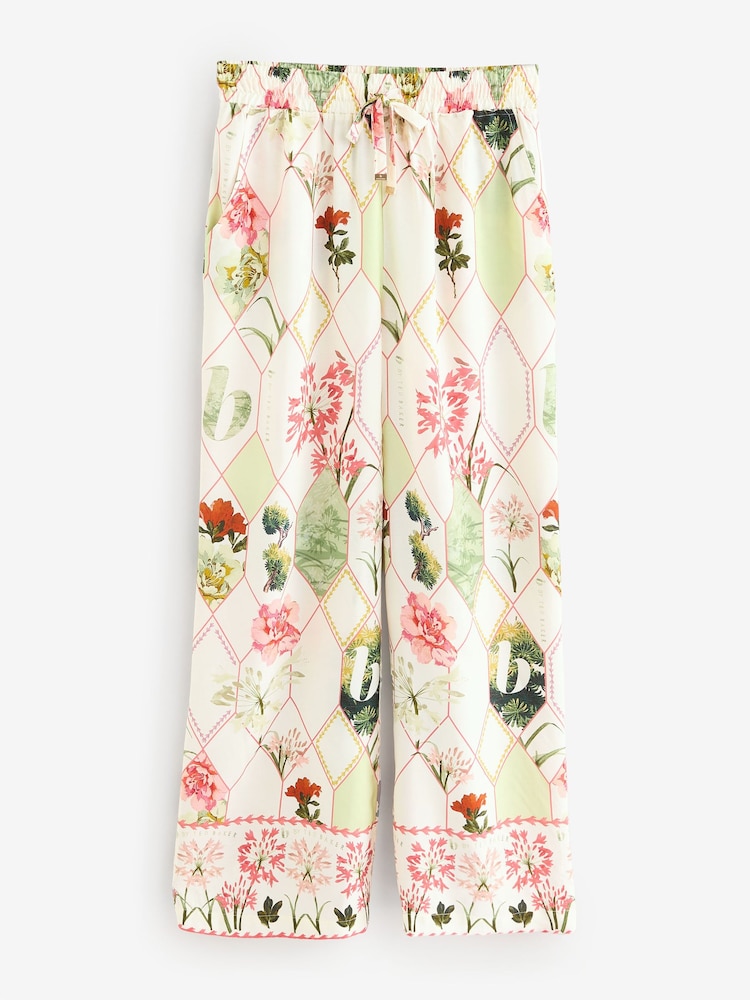B by Ted Baker Cream Jersey Viscose Pyjamas Set - Image 8 of 8