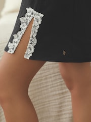 B by Ted Baker Crinkle Black Slip - Image 6 of 9