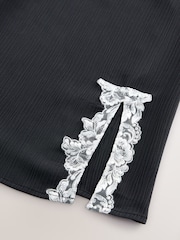 B by Ted Baker Crinkle Black Slip - Image 8 of 9