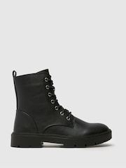 Schuh Celine Lace Up Black Boots - Image 1 of 4