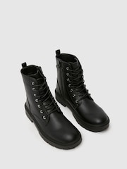 Schuh Celine Lace Up Black Boots - Image 3 of 4