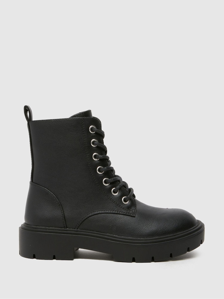 Schuh Celine Lace Up Black Boots - Image 1 of 4