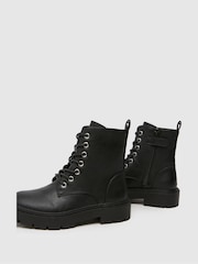 Schuh Celine Lace Up Black Boots - Image 4 of 4