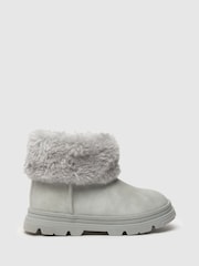Schuh Siva češnja Umetno krzno gležnjarji - Slika 1 iz 4