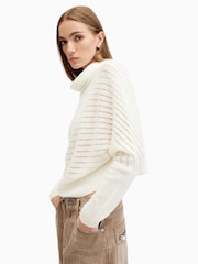 AllSaints White Ridley Ladder Jumper - Image 2 of 7