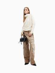 AllSaints White Ridley Ladder Jumper - Image 4 of 7