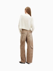 AllSaints White Ridley Ladder Jumper - Image 5 of 7