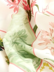 B by Ted Baker Ecru Floral Print Woven Robe - Image 3 of 5