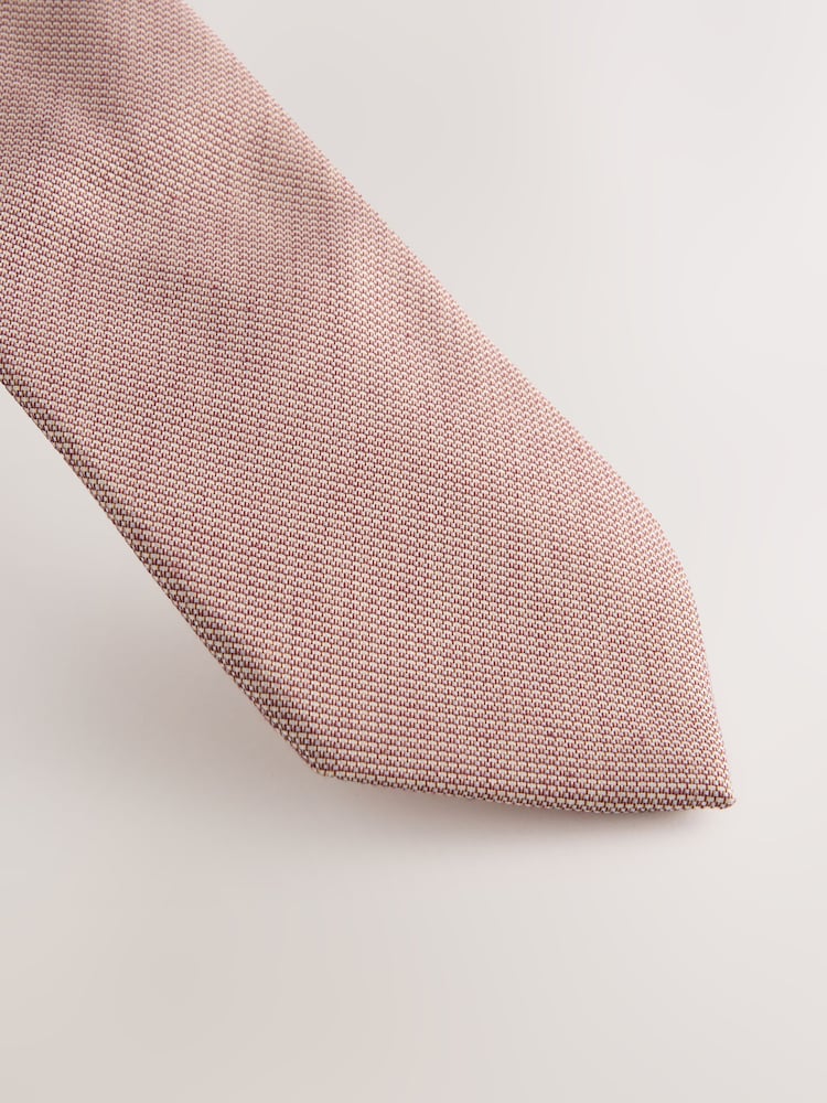 Neutral Tie and Pocket Square Set - Image 2 of 4
