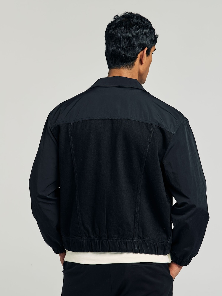 HUGO Black Sporty Hybrid Jacket - Image 2 of 4