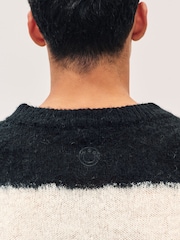 HUGO Black Somi Stripe Jumper - Image 4 of 5