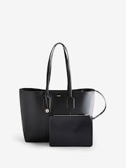 BOSS Black Liriel Detachable Pouch Tote Bag - Image 1 of 3