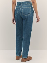 BOSS Blue Classic Mom Fit Denim 100% Cotton Jeans - Image 2 of 8