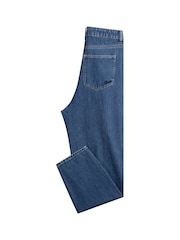 BOSS Blue Classic Mom Fit Denim 100% Cotton Jeans - Image 7 of 8