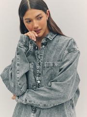 Camisa cargo con bolsillos de parche de BOSS - Imagen 3 de 4