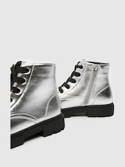 Schuh Silver Carnival Lace Boots - Image 4 of 4