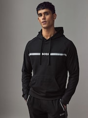 BOSS Black Logo 100% Cotton Terry Hoodie - Image 1 of 4
