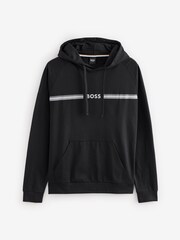 BOSS Black Logo 100% Cotton Terry Hoodie - Image 4 of 4