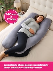 Silentnight Grey Pregnancy Body Support Pillow - Image 2 of 10