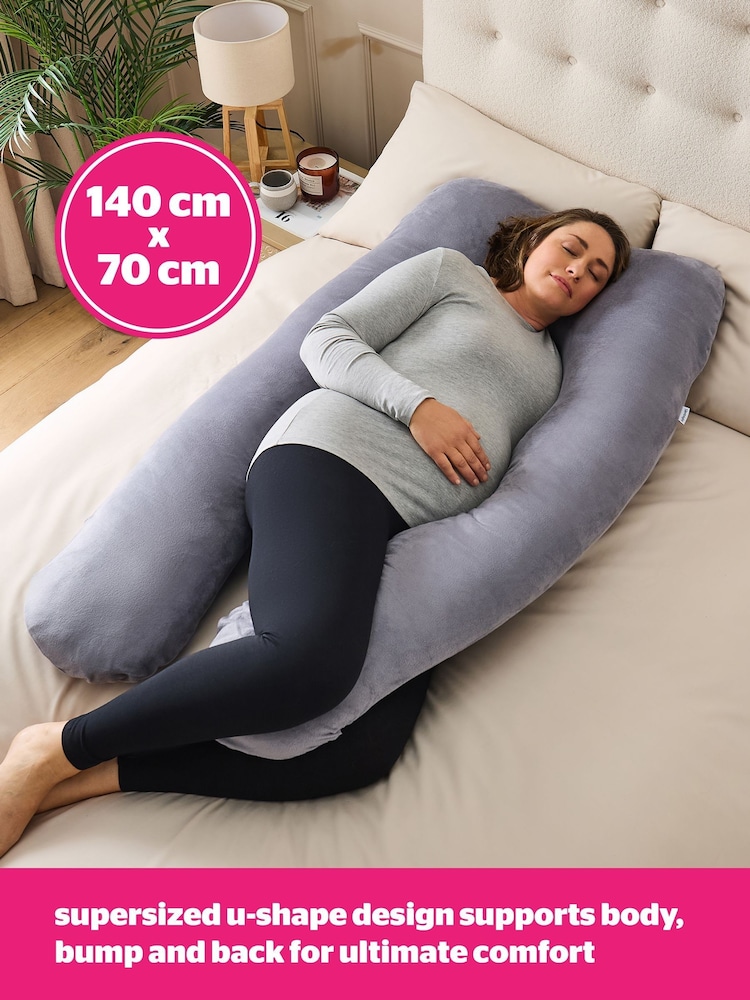 Silentnight Grey Pregnancy Body Support Pillow - Image 2 of 10