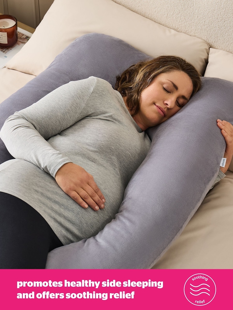 Silentnight Grey Pregnancy Body Support Pillow - Image 3 of 10