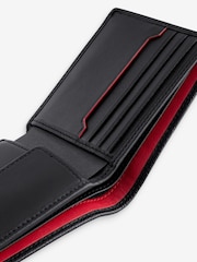 HUGO Black Subway Leather Coin Wallet - Image 2 of 2