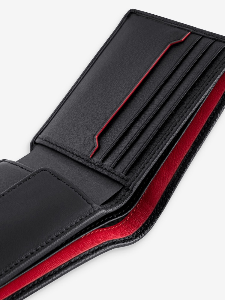 HUGO Black Subway Leather Coin Wallet - Image 2 of 2