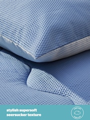 Silentnight Summer Breeze Seersucker Coverless Duvet And Pillow Set - Image 4 of 9