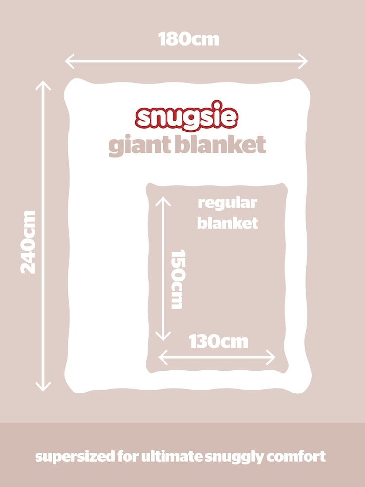 Silentnight Natural Snugsie Cable Knit 240 x 180cm Giant Blanket - Image 8 of 8