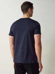 Azul escuro - Pacote de camisetas BOSS Regular Fit 3 - Imagem 2 de 5
