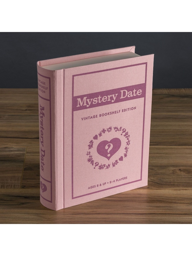 WS Games Pale Pink Mystery Vintage Bookshelf Board Game - Image 2 of 5