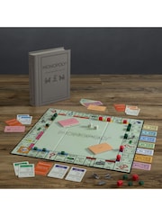 WS Games Grey Monopoly Vintage Bookshelf Board Game - Image 1 of 6