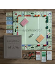 WS Games Grey Monopoly Vintage Bookshelf Board Game - Image 9 of 9