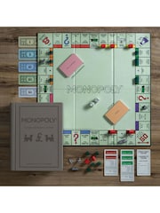 WS Games Grey Monopoly Vintage Bookshelf Board Game - Image 3 of 6