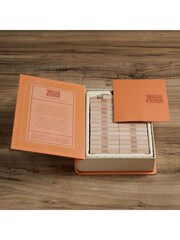 WS Games Orange Jenga Vintage Bookshelf Board Game - Image 4 of 6