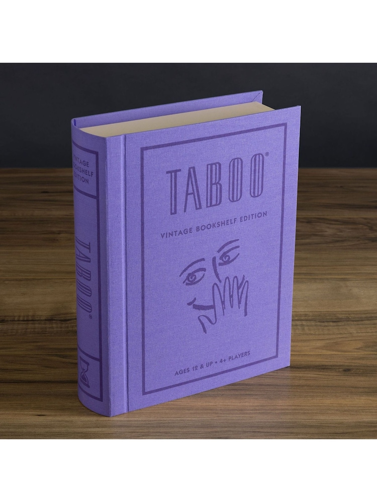 WS Games Dark purple Taboo Vintage Bookshelf Board Game - Image 2 of 6