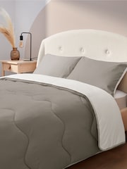 Silentnight Summer Breeze Seersucker Coverless  White Cream Duvet And Tog - Image 1 of 9