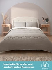 Silentnight Summer Breeze Seersucker Coverless  White Cream Duvet And Tog - Image 3 of 9