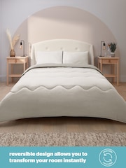Silentnight Summer Breeze Seersucker Coverless  White Cream Duvet And Tog - Image 5 of 9