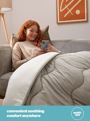 Silentnight Summer Breeze Seersucker Coverless  White Cream Duvet And Tog - Image 6 of 9