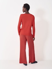 Crew Clothing Company Red Modal Patterned Pyjamas Set - Image 2 of 5