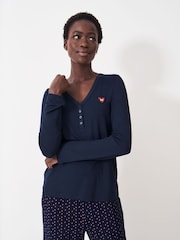Crew Clothing Modal Patterned Pyjamas Set - صورة 1 من 5
