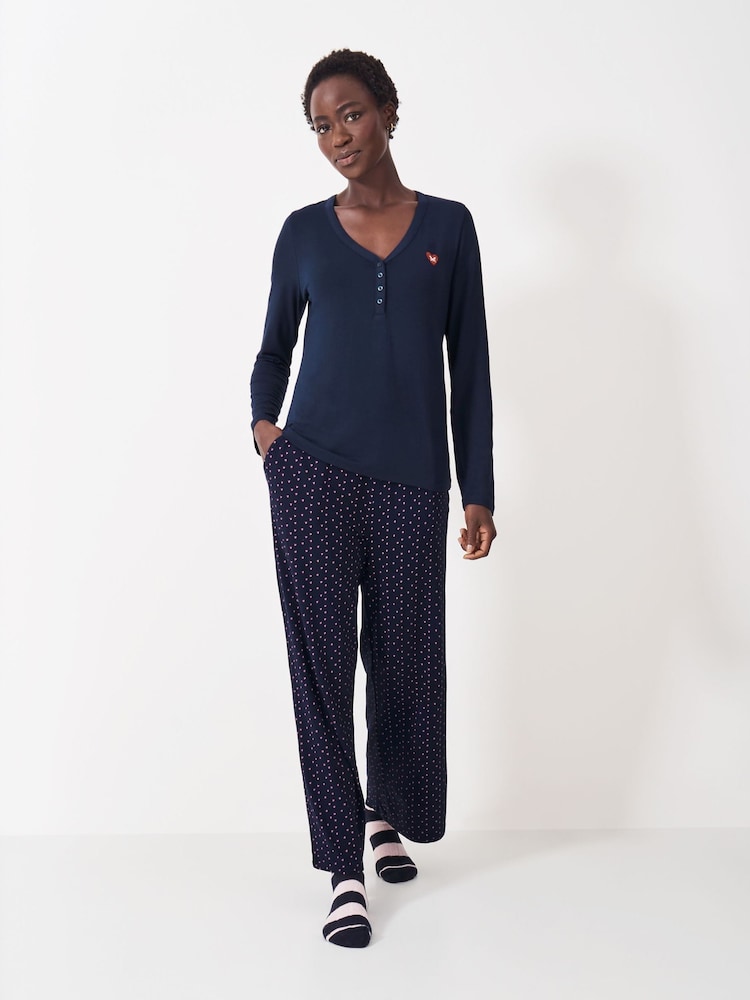 Conjunto de pijama de modal estampado de Crew Clothing - Imagen 1 de 5 Conjunto de pijama de modal estampado de Crew Clothing - Imagen 1 de 5