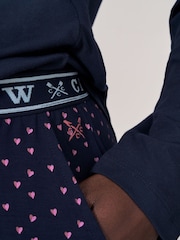 Crew Clothing Modal Patterned Pyjamas Set - صورة 4 من 5